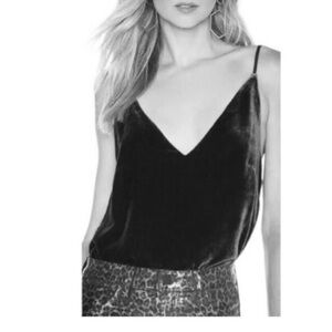 L'AGENCE Gabriella Tank / Cami in Velvety Smoky Gray